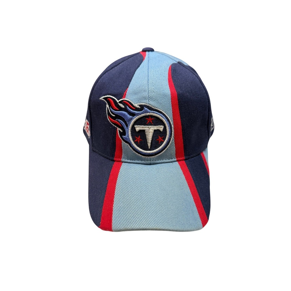 Tennessee Titans Vintage Reebok Hat Mens Navy Light Blue Red NFL Strapback OSFA